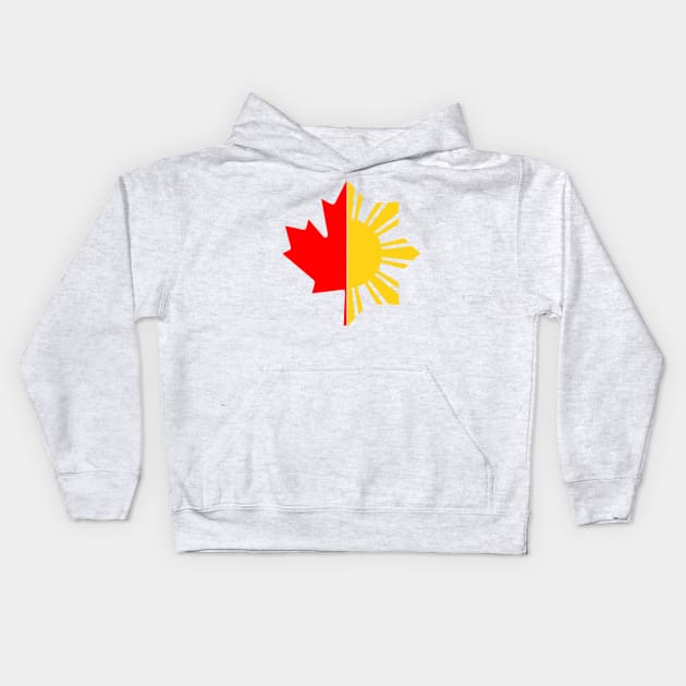 Filipino Canadian Kids Hoodie by Estudio3e